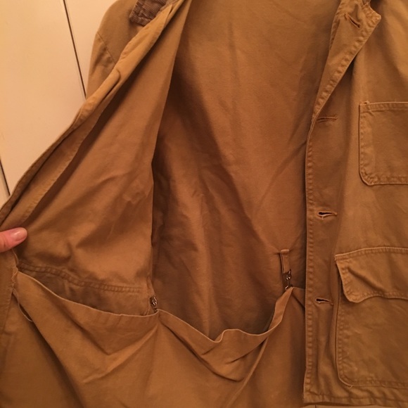 Canvas jacket with corduroy collar - Picture 3 of 4
